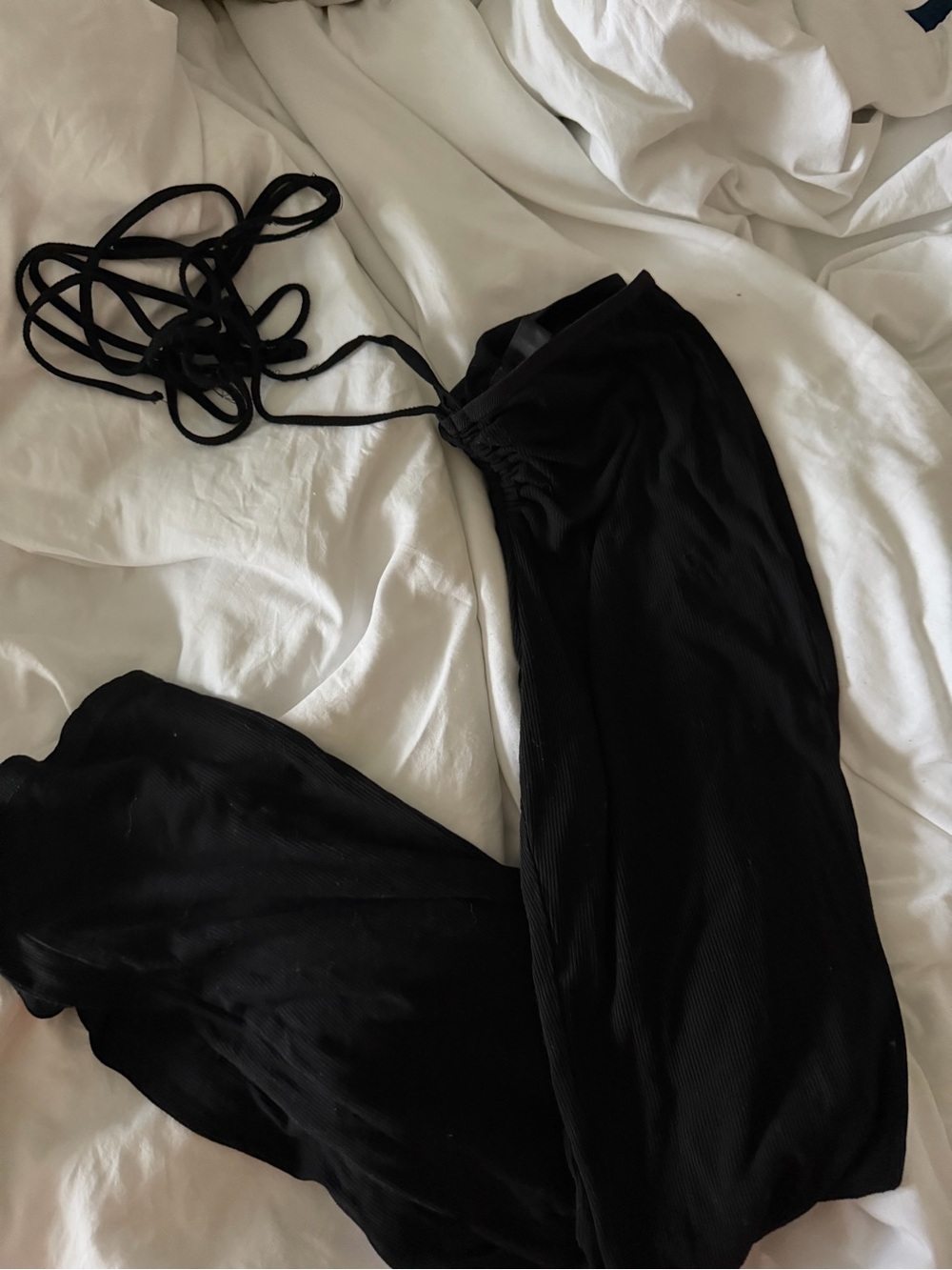 SHEIN Black Flare Pants